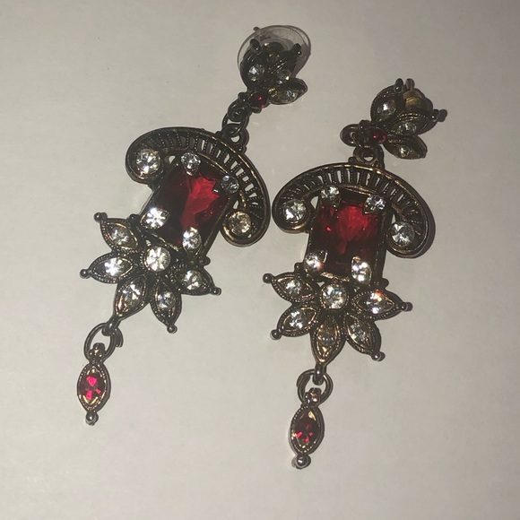 copper vintage set with earrings and necklace - Picture 3 of 3